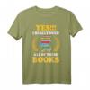 Bücherwurm T-Shirt - Lustiges Geschenk für Bücherliebhaber, Leseratten und Bibliothek-Fans