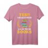 Bücherwurm T-Shirt - Lustiges Geschenk für Bücherliebhaber, Leseratten und Bibliothek-Fans