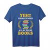 Bücherwurm T-Shirt - Lustiges Geschenk für Bücherliebhaber, Leseratten und Bibliothek-Fans