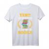 Bücherwurm T-Shirt - Lustiges Geschenk für Bücherliebhaber, Leseratten und Bibliothek-Fans