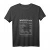 Damen Writer Facts Storyteller Nutrition Information T-Shirt mit V-Ausschnitt – Perfekt für Autoren, Schriftsteller und Literaturfans
