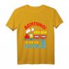 Kinder Eisenbahn Zug T-Shirt – Lustiges 3. Geburtstag Design mit Lokomotive für Mädchen und Jungen, ideales Geschenk für kleine Lokomotivführer