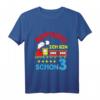 Kinder Eisenbahn Zug T-Shirt – Lustiges 3. Geburtstag Design mit Lokomotive für Mädchen und Jungen, ideales Geschenk für kleine Lokomotivführer