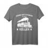 Ich Muss In Den Keller Modelleisenbahn T-Shirt - Humorvolles Geschenk für Eisenbahn-Fans und Modellbauer