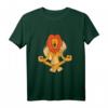 Löwe T-Shirt mit Comic Zeichnung | Lustiges Yoga & Meditation Löwen Motiv – Perfektes Geschenk für Tier- und Safari-Fans