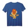 Löwe T-Shirt mit Comic Zeichnung | Lustiges Yoga & Meditation Löwen Motiv – Perfektes Geschenk für Tier- und Safari-Fans