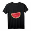 Low Polygon Geometrisches Muster Abstraktes Melonen T-Shirt – Modernes Kunstdesign, perfekt als Geschenk für Designliebhaber