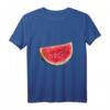 Low Polygon Geometrisches Muster Abstraktes Melonen T-Shirt – Modernes Kunstdesign, perfekt als Geschenk für Designliebhaber