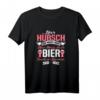 Nur hübsch sein reicht nicht, man muss auch Bier trinken T-Shirt – Lustiges Geschenk für Bierliebhaber Frauen zum Geburtstag & Weihnachten