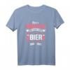 Nur hübsch sein reicht nicht, man muss auch Bier trinken T-Shirt – Lustiges Geschenk für Bierliebhaber Frauen zum Geburtstag & Weihnachten