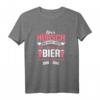 Nur hübsch sein reicht nicht, man muss auch Bier trinken T-Shirt – Lustiges Geschenk für Bierliebhaber Frauen zum Geburtstag & Weihnachten