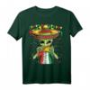 Alien Eating Taco T-Shirt mit UFO und Mexiko Flagge – Lustige Cinco de Mayo Kleidung und perfektes Geschenk für Food- und Sci-Fi-Fans
