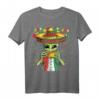 Alien Eating Taco T-Shirt mit UFO und Mexiko Flagge – Lustige Cinco de Mayo Kleidung und perfektes Geschenk für Food- und Sci-Fi-Fans