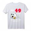 Herren 49. Geburtstag T-Shirt – Witziges Partyoutfit mit Spruch 'Vor 49 Jahren war ich mal der Schnellste' für Männer & Jubilare