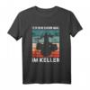 Ich bin dann mal im Keller - Drummer Geschenk T-Shirt für Musiker, Bandmitglieder & Rockfans