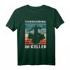 Ich bin dann mal im Keller - Drummer Geschenk T-Shirt für Musiker, Bandmitglieder & Rockfans