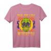 Dia De Los Muertos Green Sugar Skull Cross T-Shirt – Farbenfrohes Totenkopf-Design für Día de los Muertos Feierlichkeiten