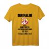 Der Maler | T Design - Maler T-Shirt Geschenkidee für Maler und Malerinnen zu Weihnachten, Geburtstag, Rente oder Pension