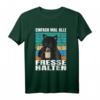 Einfach Mal Alle Fresse Halten - Ich hasse Morgenmenschen T-Shirt für Morgenmuffel, Langschläfer und Kaffee-Liebhaber