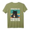 Einfach Mal Alle Fresse Halten - Ich hasse Morgenmenschen T-Shirt für Morgenmuffel, Langschläfer und Kaffee-Liebhaber