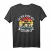 Ich bin dann mal im Keller Drummer T-Shirt – Lustiges Musiker-Shirt im Vintage Retro Look für Schlagzeuger und Proben im Keller