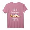 Is It Savasana Yet? Dog Puppy Pet Lover Yoga Meditation T-Shirt – Trendiges Geschenk für Hundeliebhaber, Yogis & Tierfreunde