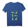 Damen T-Rex Yoga Posen Dinosaurier Achtsamkeit Meditation Dino Meme T-Shirt mit V-Ausschnitt – Lustiges Yoga-Outfit für Meditation, Humor und Dinosaurier-Fans