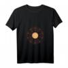 Damen Om Aum Omkara Symbol Spirituelle Yoga Meditation Lotus Mandala T-Shirt mit V-Ausschnitt – Perfekt für Yoga, Festivals & spirituelle Anlässe
