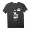 STATEMENT MÖWE MEDITATION T-Shirt – Lustiges Comic Möwe Motiv für Nordsee- und Ostseeurlauber als Geschenk für Liebste