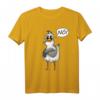STATEMENT MÖWE MEDITATION T-Shirt – Lustiges Comic Möwe Motiv für Nordsee- und Ostseeurlauber als Geschenk für Liebste