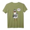 STATEMENT MÖWE MEDITATION T-Shirt – Lustiges Comic Möwe Motiv für Nordsee- und Ostseeurlauber als Geschenk für Liebste