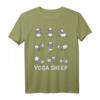 Funny Sheep Yoga Shirt with Meditation Pose – Perfect Gift for Yoga and Sheep Lovers of Men, Women & Kids for Birthdays, Christmas, Mother’s & Father’s Day