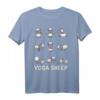 Funny Sheep Yoga Shirt with Meditation Pose – Perfect Gift for Yoga and Sheep Lovers of Men, Women & Kids for Birthdays, Christmas, Mother’s & Father’s Day