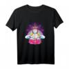 Spiritual Chakras Aligned Unicorn Meditation Yoga-T-Shirt – Lustiges Geschenk für Yoga-Fans, Meditation Practitioners & Einhornliebhaber