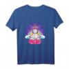 Spiritual Chakras Aligned Unicorn Meditation Yoga-T-Shirt – Lustiges Geschenk für Yoga-Fans, Meditation Practitioners & Einhornliebhaber