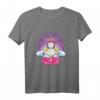 Spiritual Chakras Aligned Unicorn Meditation Yoga-T-Shirt – Lustiges Geschenk für Yoga-Fans, Meditation Practitioners & Einhornliebhaber