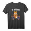 Be Different Be Fun Fuchs Fledermaus Meditation T-Shirt – Inspirierendes Geschenk für Natur- und Tierliebhaber zum HapKitten