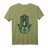 Hamsa Hand der Fatima Auge Symbol Geschenk als Meditation T-Shirt – Perfekt für Yoga, Achtsamkeit & Buddhismus Fans