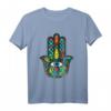 Hamsa Hand der Fatima Auge Symbol Geschenk als Meditation T-Shirt – Perfekt für Yoga, Achtsamkeit & Buddhismus Fans