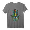 Hamsa Hand der Fatima Auge Symbol Geschenk als Meditation T-Shirt – Perfekt für Yoga, Achtsamkeit & Buddhismus Fans