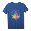 Namaste Aquarell Regenbogen Mandala Chakra Meditation Yoga T-Shirt – Genderneutrales Spirituelles Yoga-Shirt für Meditation, Streetwear & LGBTQ Community