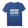 Lustiges Fränkisch Spruch T-Shirt: Einatmen Ausatmen Bassd scho für Meditation, Humor und regionale Kultur