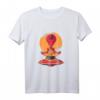 Alien Meditation T-Shirt mit aktiviertem Drittem Auge für Herren, Damen und Kids – Spirituelle Mode für Bewusstseinssteigerung