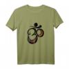 Buntes Meditation Om T-Shirt – Spirituelles Hinduismus & Buddhismus Shirt mit psychedelischem Muster für Raves und Festivals