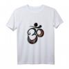 Buntes Meditation Om T-Shirt – Spirituelles Hinduismus & Buddhismus Shirt mit psychedelischem Muster für Raves und Festivals