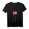 Damen Namaste Lotus Meditation Workout Yoga T-Shirt mit V-Ausschnitt – Perfektes Geschenk für Yoga-Liebhaberinnen & Meditationsfans