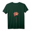 Damen Namaste Lotus Meditation Workout Yoga T-Shirt mit V-Ausschnitt – Perfektes Geschenk für Yoga-Liebhaberinnen & Meditationsfans