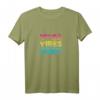 Damen Yoga T-Shirt mit Schwingungen - Zen, Meditation & Achtsamkeit Outfit für Frauen, Freundin, Schwester, Mutter
