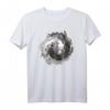 Axolotl Yin und Yang Balance Meditation T-Shirt – Niedliches Amphibien Geschenk für Männer, Frauen & Kinder zu Weihnachten & Geburtstagen