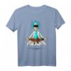 Rick and Morty Pop Socket Virtual Meditation T-Shirt – Offiziell lizenziertes Fan-Shirt für Serienliebhaber